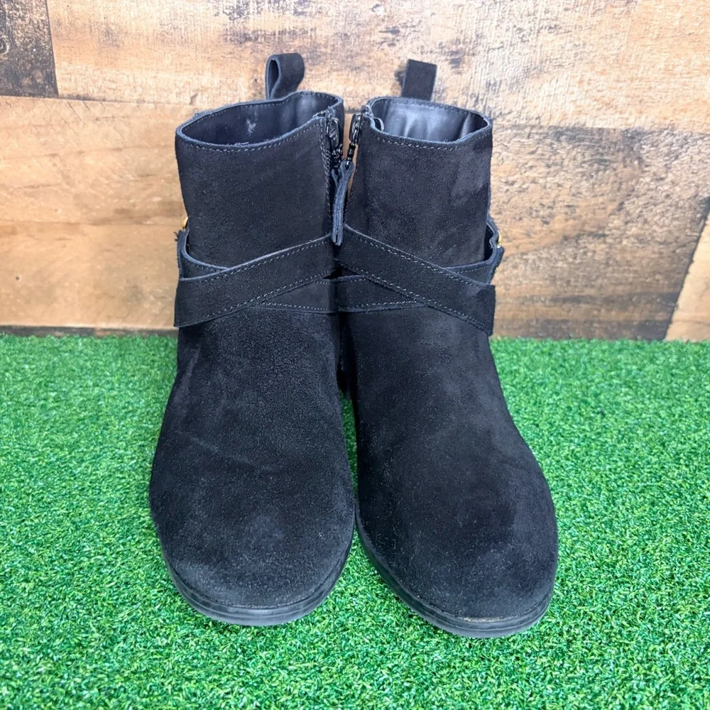 Sam Edelman Black Suede‎ Blair Boots Girls Size 3